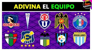 ADIVINA EL EQUIPO DE FUTBOL CHILENO  ADIVINA EL ESCUDO DE FUTBOL LIGA CHILENA  QUIZ CHILE [upl. by Attela]