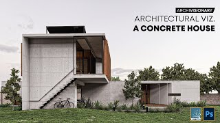 Concrete House  Brutalist Architectural Design with Lumion Animated Film in 2024 [upl. by Ojillib899]