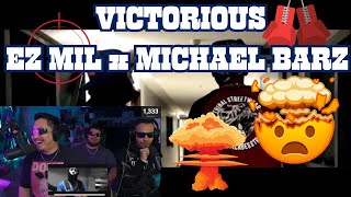 THEY DESTROYED THIS🔥 EZ MIL X MICHAEL BARZ 1ST REACTION🔥🤯 VICTORIOUS [upl. by Annadal]