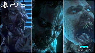 Every Wendigo Monster Encounter in UNTIL DAWN PS5 4K60fps [upl. by Atiuqes]