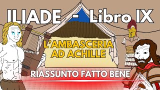 ILIADE Libro IX L’ambasceria ad Achille – RIASSUNTO FATTO BENE [upl. by Franklin]