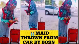 😭🙆 SHOCKING WHY KENYAN MAID WAS LEFT ON STR££TS BY ARAB BOSS [upl. by Honoria211]