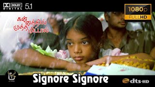 Signore Signore Kannathil Muthamittal Video Song 1080P Ultra HD 5 1 Dolby Atmos Dts Audio [upl. by Akciret]