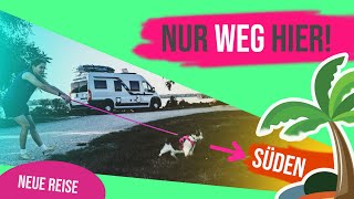 LANDWEG nach GRIECHENLAND mit CAMPER und KATZ Weg aus der Kälte [upl. by Anivlac]