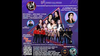 KONSER PERDANA RVM ALL ARTIST RICO MURRYWIKA DEWITKOES NEO JIBLESB PLUSAURAAGATHAFHANIA [upl. by Gabriele]