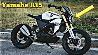 First Time On YouTubeModified Yamaha R15 Into Scrambler By Kustom Moto PH PhilippinesMotoMahal [upl. by Kannav501]