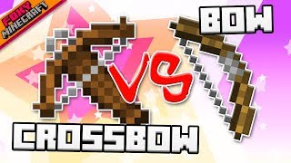 Minecraft  Crossbow VS Bow  Which is better [upl. by Odlanor]