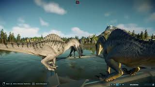 Jurassic World Evolution 2  Spinoraptor sounds [upl. by Faso181]