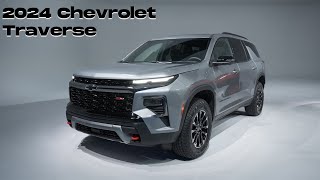 2024 Chevrolet Traverse First Look Review It Has Red Tow Hooks [upl. by Ebbarta]