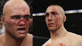 EA Sports UFC 2  Intro Lawler vs MacDonald UFC 189 Gameplay [upl. by Elledoj526]