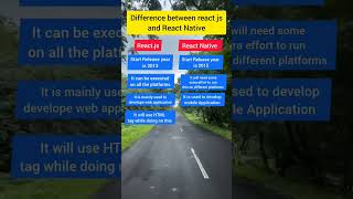 ReactJS vs React Native Whats the Difference [upl. by Jadwiga]