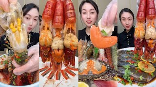 Yummy 098 Eat Lobster🦞🦞 Crab 🦀 🦀 Oyster🦪🦪  seafood 🦐 🦐  mukbang seafood yummyfood [upl. by Ahsiret]