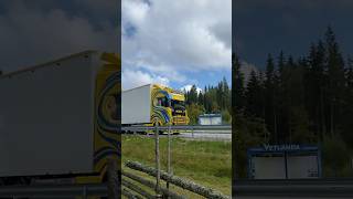 truckspotting scania scaniapower honk jacobsonsåkeri music remix edm [upl. by Thorley668]