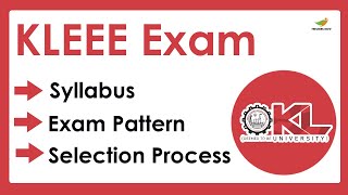 KLEEE Syllabus amp Exam Pattern 2023 [upl. by Amorette]