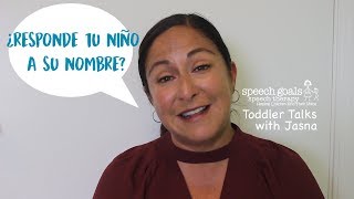 ¿Responde tu niño a su nombre  Toddler Talks con Jasna [upl. by Nynahs]