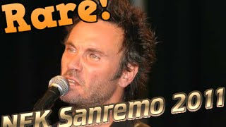 NEK SAN REMO 2011 FULL CONCERT EXTREMELY RARE [upl. by Adnicaj935]