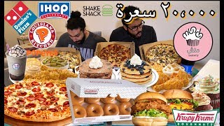 تحدي ٢٠،٠٠٠ سعرة حرارية في وجبة واحدة  20K Calories Challenge in one meal [upl. by Atiniv]