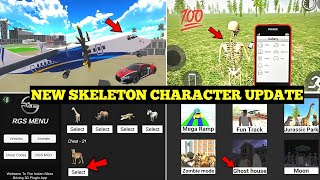 Indian Bike Driving 3D All New Secret Characters Cheat Code 🤩🔥 Skeleton Cheat Code  Harsh in Game [upl. by Noelc877]