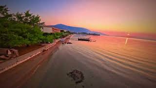 Sunrise at Dassia beach Corfu this morning [upl. by Elodea]