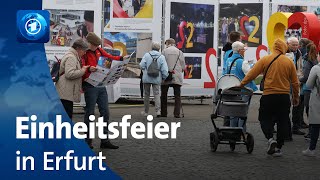 Bürgerfest zum Tag der Deutschen Einheit in Erfurt [upl. by Kristen]