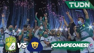 ¡CAMPEONES León se corona y se lleva la gloria  León 20 Pumas  Guardianes 2020 Liga Mx  TUDN [upl. by Assile]