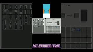 How to make a Mudkip Banner  Its Banner Time  Minecraft  Pokémon Tutorial Short [upl. by Yartnoed]