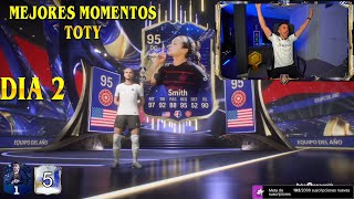 DjMaRiiO MEJORES MOMENTOS DE LOS TOTY DIA 2 EN EA SPORTS FC 24 [upl. by Aliak]