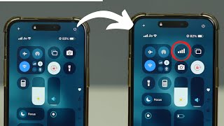 How to Add Mobile Data to Control Center on Your iPhone iOS 18 [upl. by Eniamahs]