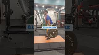 210kg beltless deadlift fitness gym nutrition bodybuilding motivation crossfire gaming [upl. by Kosel932]