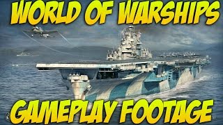 World Of Warships Gameplay  Preview  Battleships amp Aircraft Carriers [upl. by Humberto]