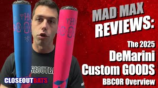 2025 DeMarini The GOODS Custom BBCOR Overview [upl. by Nager]