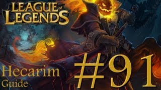 Lets Play LoL 91 Hecarim Jungle Guide Ranked German HD [upl. by Nomra]