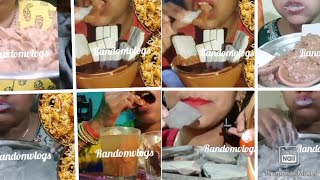 ASMR foryou mukbang Mixedcrunchoddlysatisfying crunch edit [upl. by Nived]