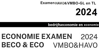 EXAMENS ECONOMIE 2024 De indeling van de examens is bekend voor Algemene en Bedrijfseconomie [upl. by Anela]