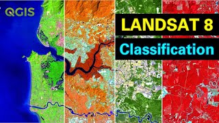 Landsat 8 Image Classification using QGIS [upl. by Winchell]