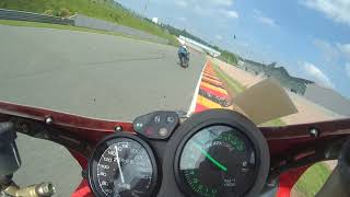 SACHSENRING DUCATI 996 vs SUZUKI GSXR 750 [upl. by Casmey]