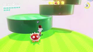 Super Mario Odyssey  Luncheon Kingdom Moon 46 Taking Notes Spinning Athletics [upl. by Naitsyrk]