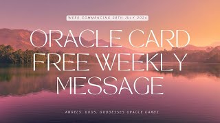 Angel Oracle Card free weekly Message [upl. by Eimam]