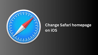 How to change your Safari homepage on iPhone and iPad [upl. by Elegna]