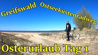 Osterurlaub 2019  Tag 1  Greifswald und Ostseeküstenradweg  4K [upl. by Teage]