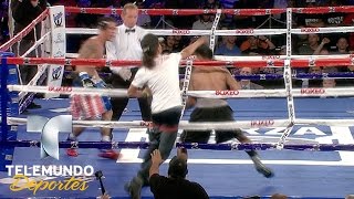 ¡De no creer A cuatro manos se defiende quotKillaquot Pagán  Boxeo Telemundo  Telemundo Deportes [upl. by Laird791]