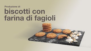 Biscotti con farina di Fagioli Cookies with Bean Flour [upl. by Oivaf]