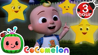 Twinkle Twinkle Little Star Lullaby  Nursery Rhymes amp Kids Songs   3 Hour Loop [upl. by Ardnik632]