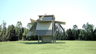 Prefab buildings by Ten Fold Engineering build themselves in eight minutes [upl. by Martell]