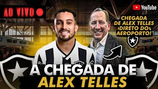 🚨AO VIVO  CHEGADA DE ALEX TELLES NO RIO DE JANEIRO PARA O BOTAFOGO [upl. by Chloette953]