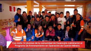 14 jóvenes de Huancuire se suman a la familia de Las Bambas [upl. by Anilatsyrc]