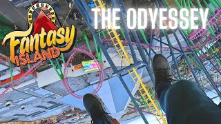 THE ODYSSEY  ON RIDE FOOTAGE FANTASY ISLAND  INGOLDMELLS  SKEGNESS  UK ROLLER COASTER [upl. by Inalem]