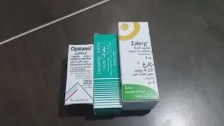 قطرات حساسية العين في فصل الربيع حكةإحمرارإلتهاب العلاج الطبي opatanol zalerg levophta [upl. by Searcy863]