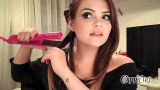 Tutorial cachos com chapinha [upl. by Jane]