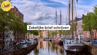 Zakelijke brief mbo2 niveau 2F [upl. by Naginnarb]